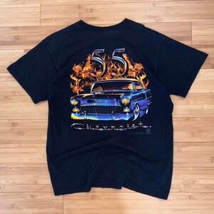 Vintage racing car nascar hot rod faded black tshirt